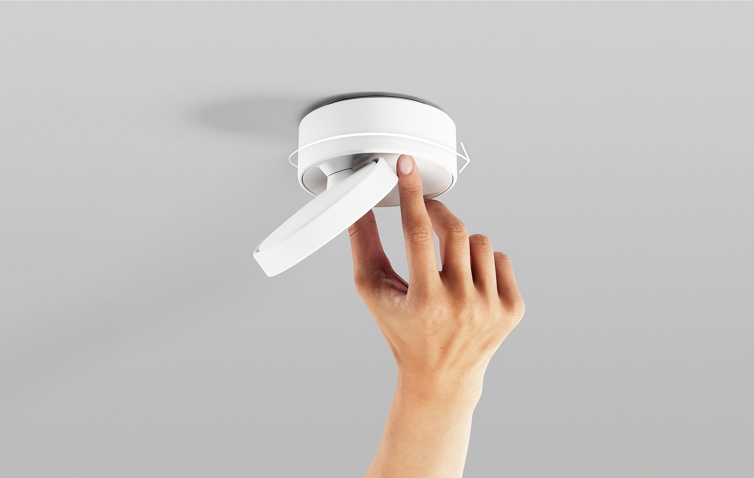 Nivo Leuchtenkopf arretieren