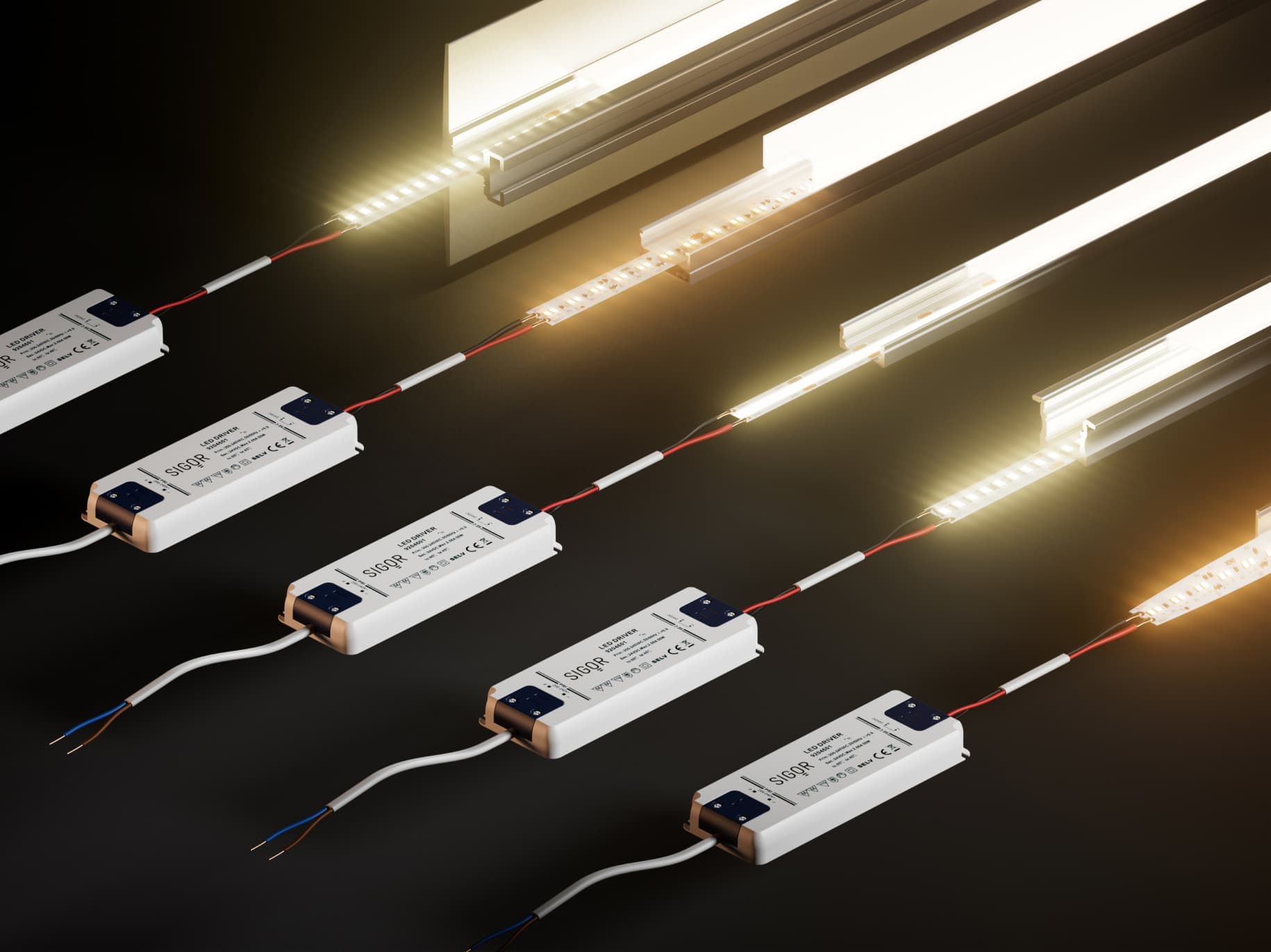 Konfektionierung der Lichtstreifen